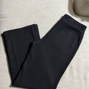 Zara Black Sweatpants with Elastic Waistband